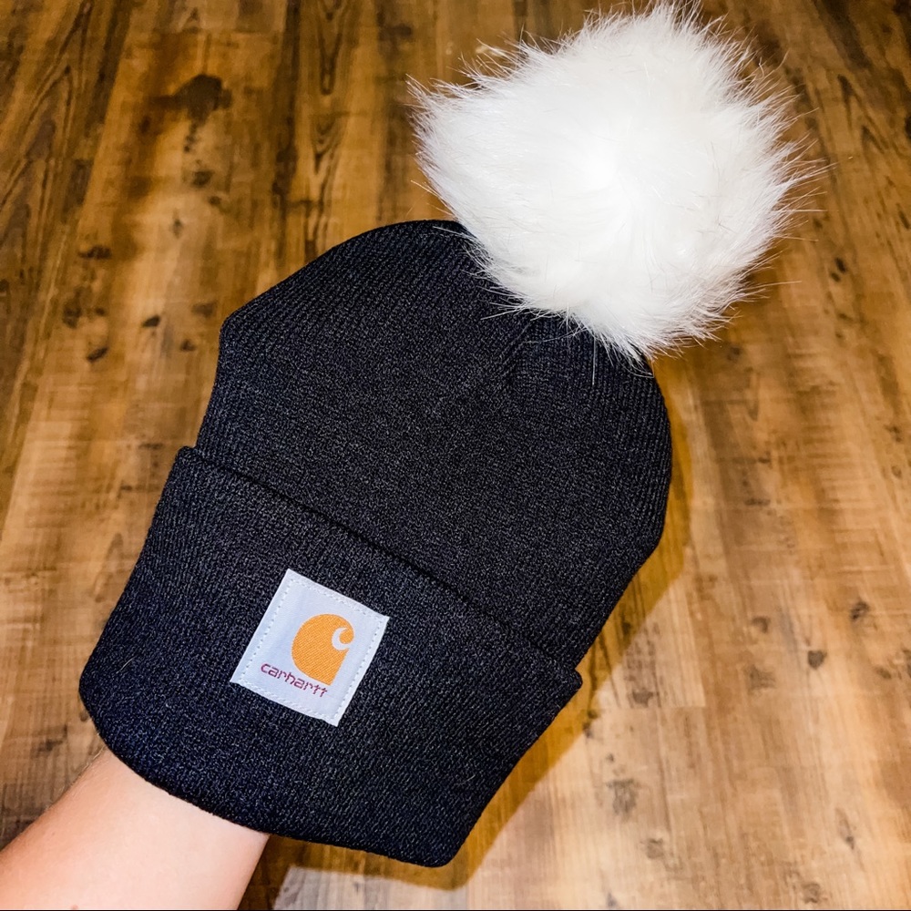 NWT - Carhartt Beanie Hat with Pom